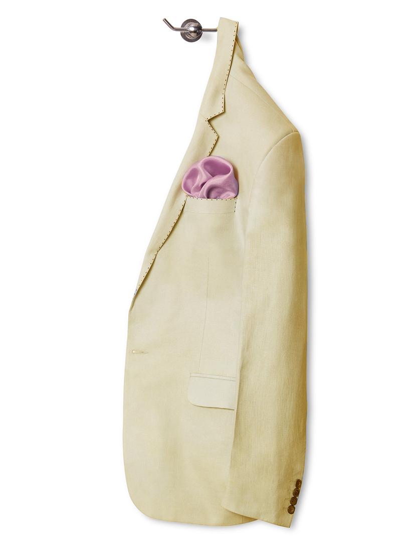 purple silk pocketsquare - 14960205 - Zoom Image - 4