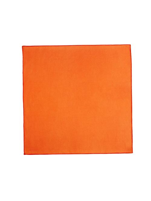 orange silk pocketsquare - 14960207 - Very Small Image - 1