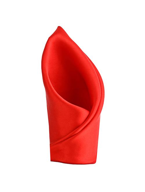 red silk pocketsquare - 14960208 - Standard Image - 1