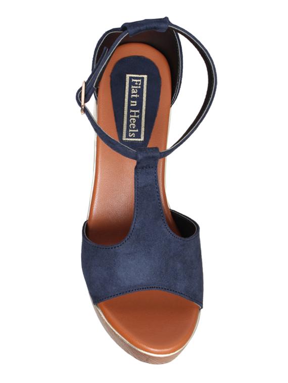 blue ankle strap sandal - 14960766 - Zoom Image - 4