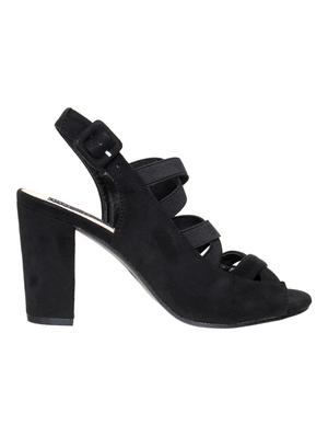 black suede back strap sandals - 14960788 - Standard Image - 2