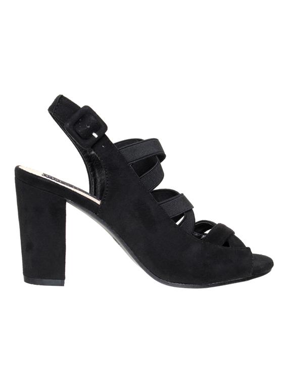 black suede back strap sandals - 14960788 - Zoom Image - 2