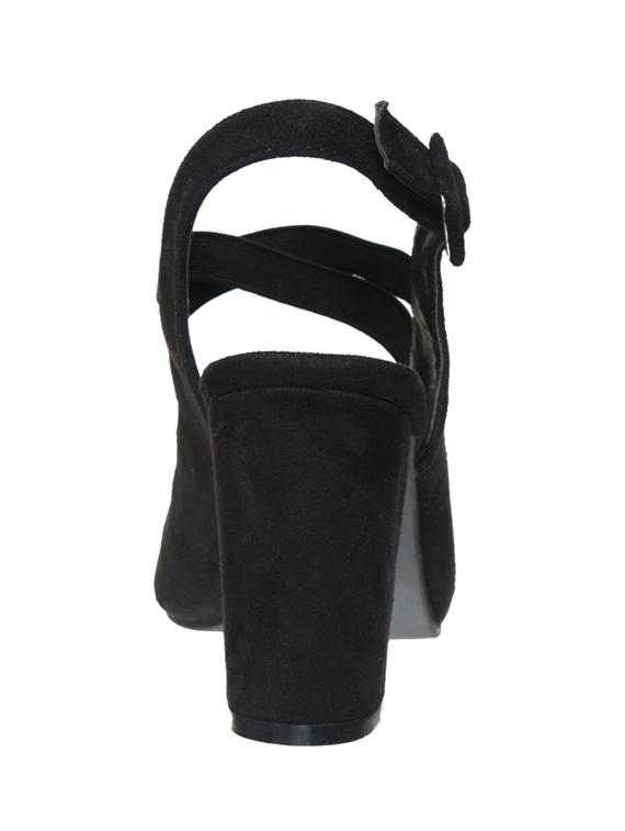 black suede back strap sandals - 14960788 - Zoom Image - 3