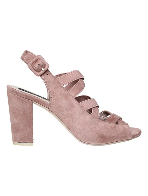 pink suede back strap sandals - 14960790 - Zoom Image - 2