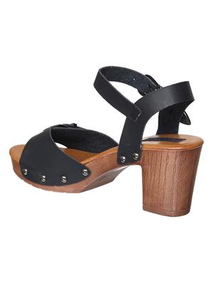 black ankle strap sandal - 14960815 - Standard Image - 3