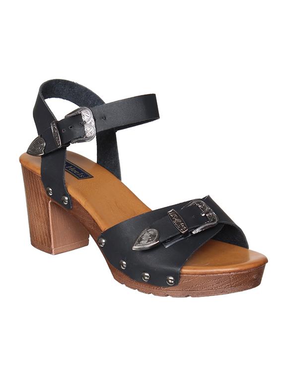 black ankle strap sandal - 14960815 - Zoom Image - 1