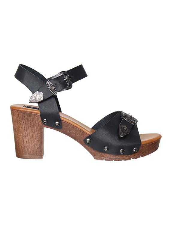 black ankle strap sandal - 14960815 - Zoom Image - 2