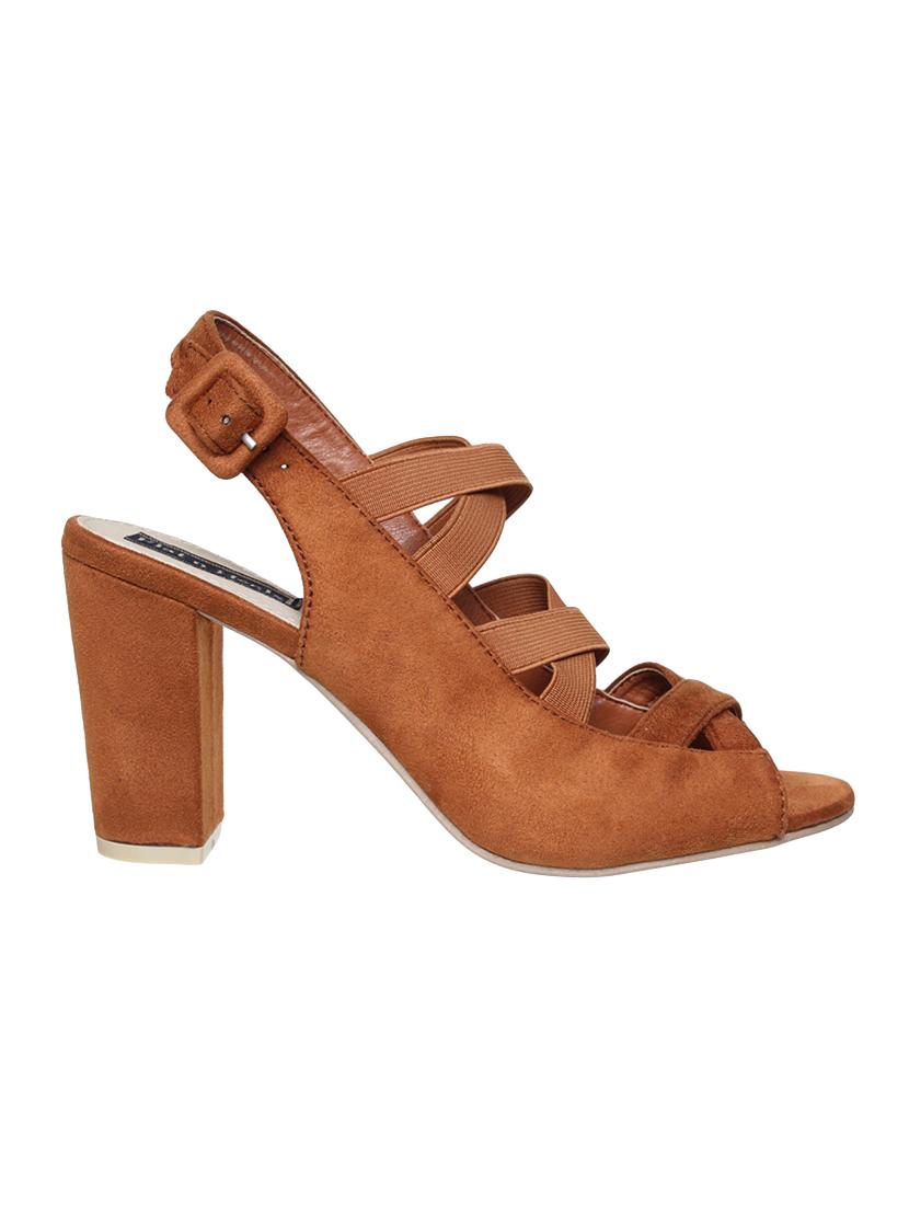 tan suede back strap sandals - 14960992 - Zoom Image - 2