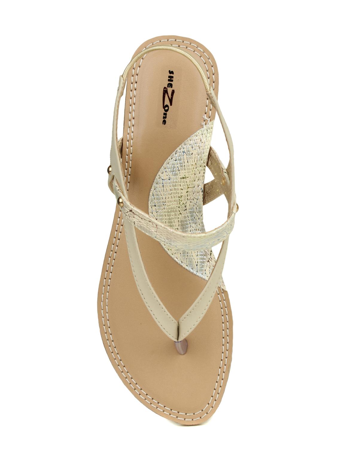 beige back strap sandal - 14962142 - Zoom Image - 4