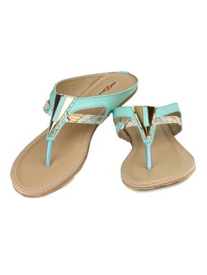 green toe separator sandal - 14962145 - Standard Image - 3