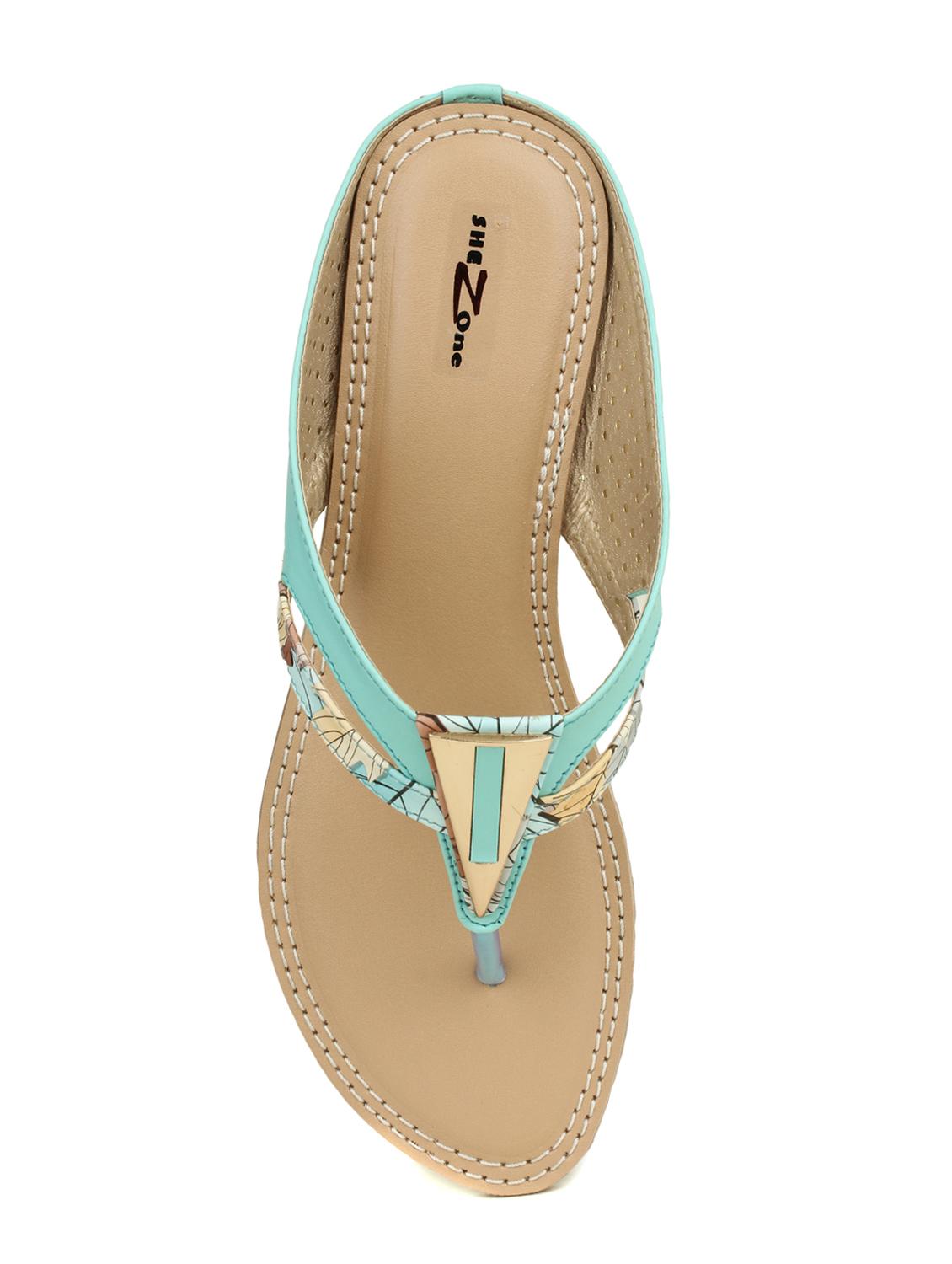 green toe separator sandal - 14962145 - Zoom Image - 4