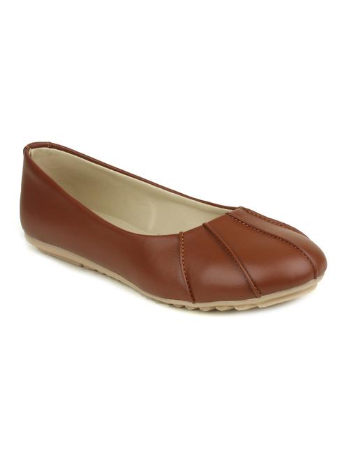 brown slip on ballerina - 14962167 - Standard Image - 1