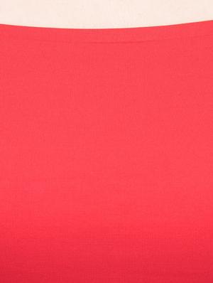 red hosery fit & flare dress - 14964121 - Standard Image - 4