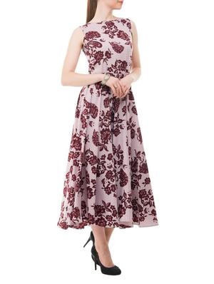 purple printed crepe dress - 14964139 - Standard Image - 2