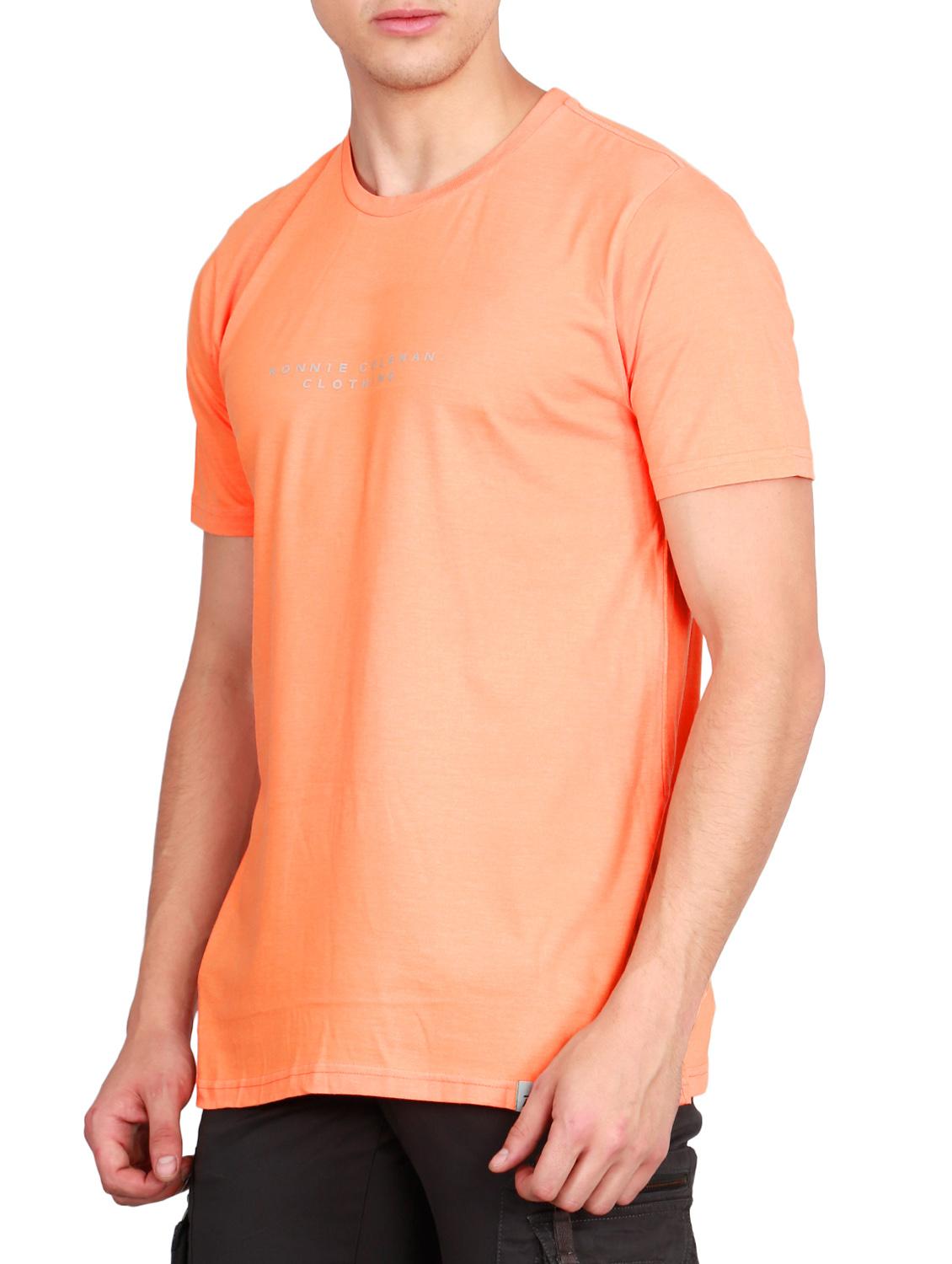 peach cotton t-shirt - 14964190 - Zoom Image - 2