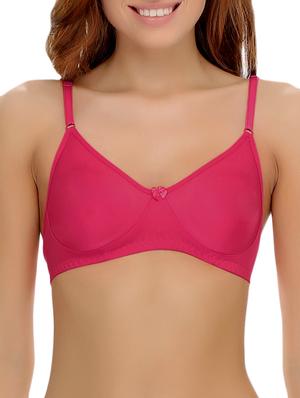 set of 2 bow patch solid bra - 14964752 - Standard Image - 2