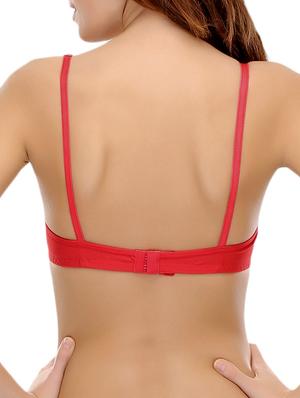 set of 3 bow patch solid bra - 14964771 - Standard Image - 3