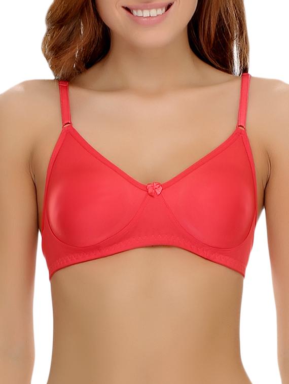 set of 2 bow patch solid bra - 14964793 - Zoom Image - 4