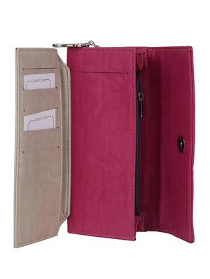 pink leatherette wallet - 14964932 - Standard Image - 3