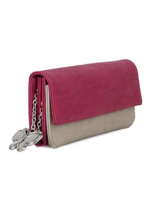 pink leatherette wallet - 14964932 - Standard Image - 4