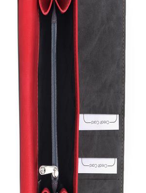 red leatherette wallet - 14964935 - Standard Image - 3