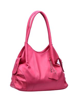 pink leatherette handbag - 14964994 - Standard Image - 4