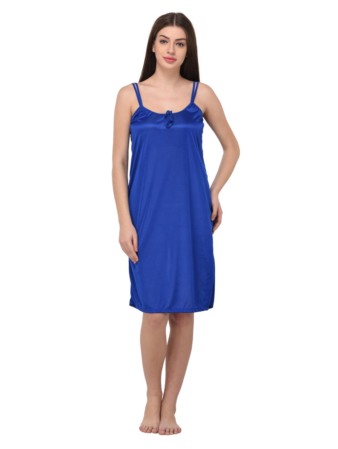 blue satin sleepshirt - 14965055 - Zoom Image - 1