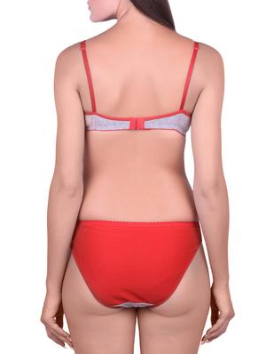 set of 3 color block bra and panrty set - 14965392 - Standard Image - 5