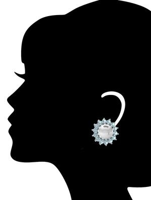 silver silver studs earrings - 14966171 - Standard Image - 2