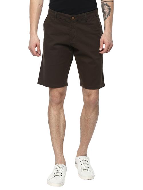 green cotton shorts - 14966329 - Standard Image - 1