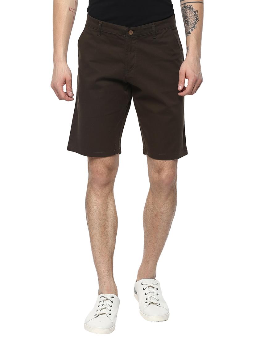 green cotton shorts - 14966329 - Zoom Image - 1