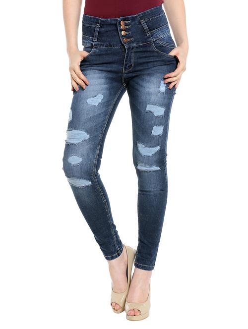 dark blue denim jeans - 14966638 - Standard Image - 1