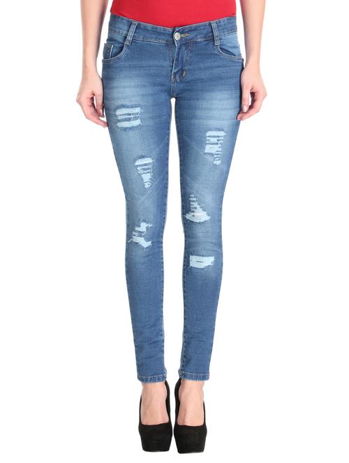 light blue denim jeans - 14966659 - Standard Image - 1