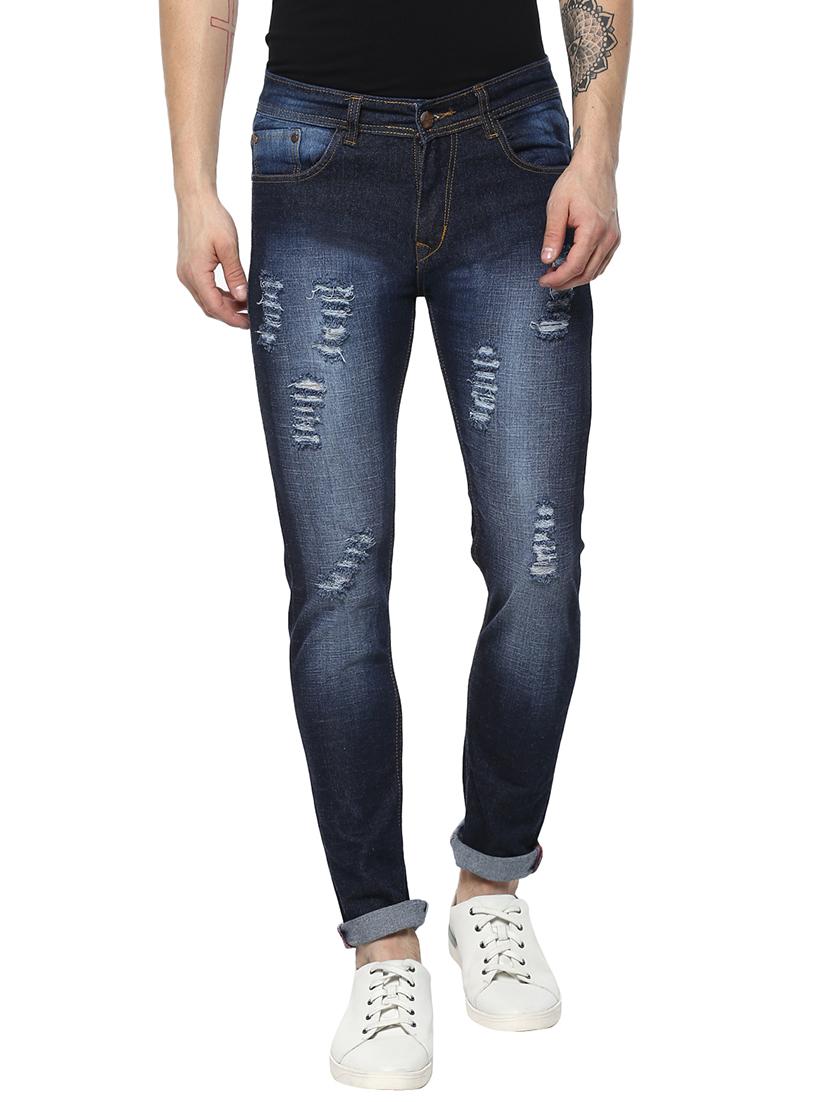 blue denim ripped jeans - 14966675 - Zoom Image - 1