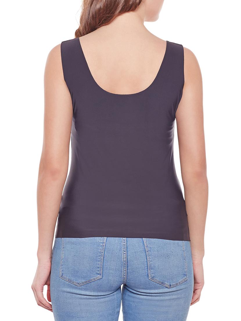 solid black cotton camisole - 14966826 - Zoom Image - 3