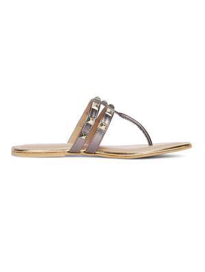 grey t-strap sandals - 14966850 - Standard Image - 2