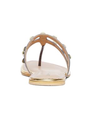 grey t-strap sandals - 14966850 - Standard Image - 3