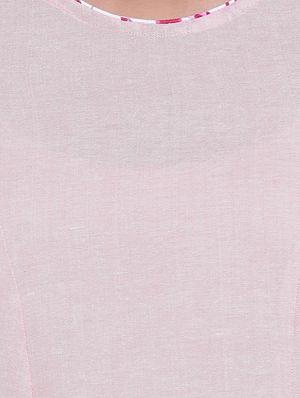 cold shoulder solid kurta - 14967936 - Standard Image - 4