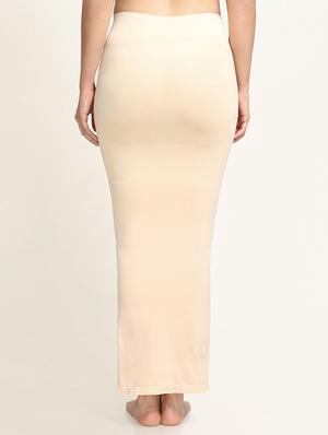 beige lycra saree shapewear - 14972584 - Standard Image - 2