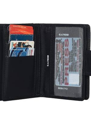 black leather wallet - 14973523 - Standard Image - 3