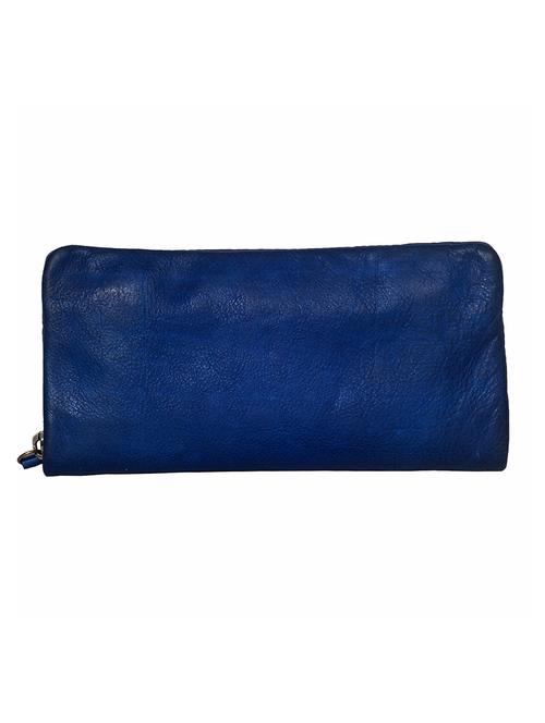 blue leather wallet - 14973524 - Standard Image - 1