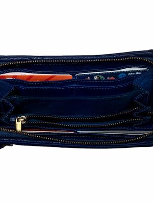 blue leather wallet - 14973524 - Standard Image - 3