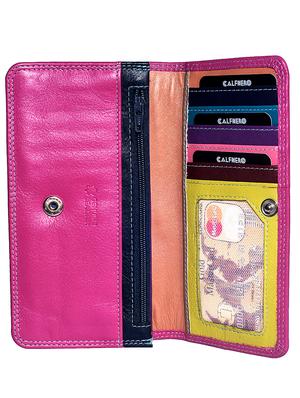 pink leather wallet - 14973565 - Standard Image - 3