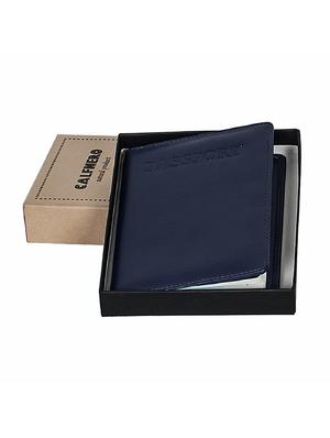 navy blue leather wallet - 14973795 - Standard Image - 4