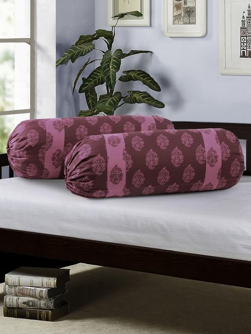 floral print bolster cover set of 2 - 14978632 - Standard Image - 1