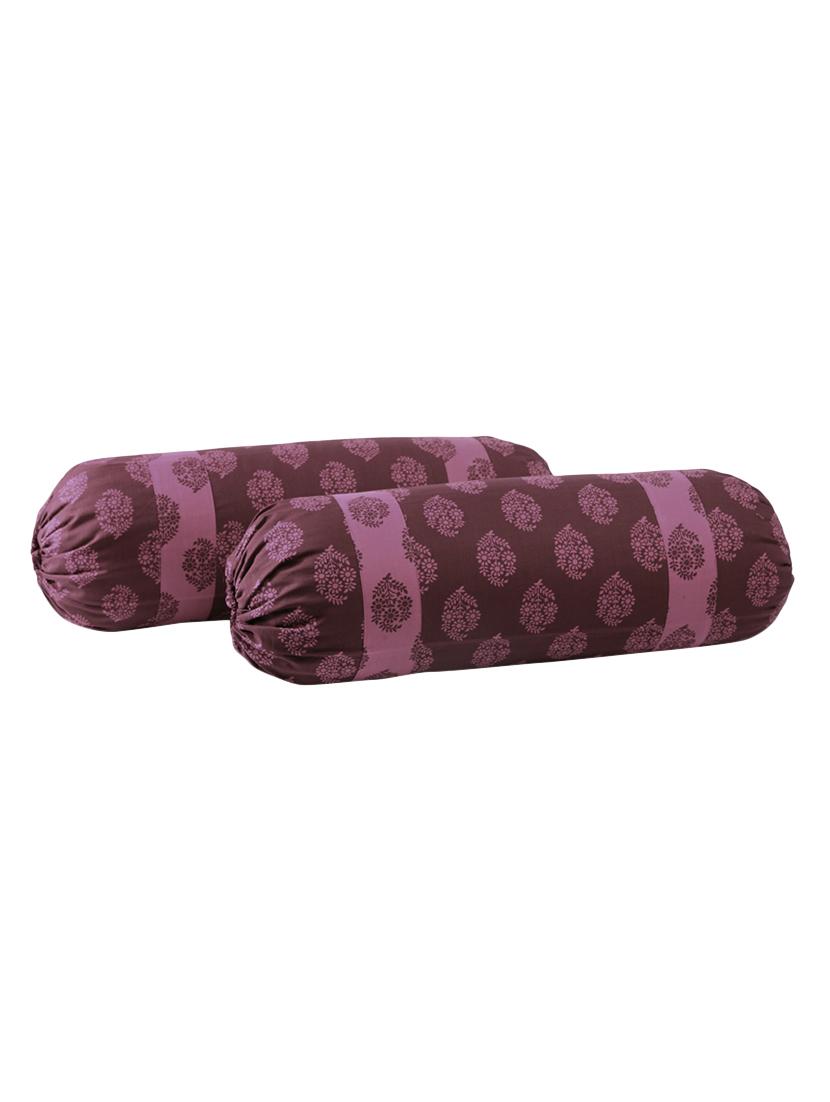 floral print bolster cover set of 2 - 14978632 - Zoom Image - 2
