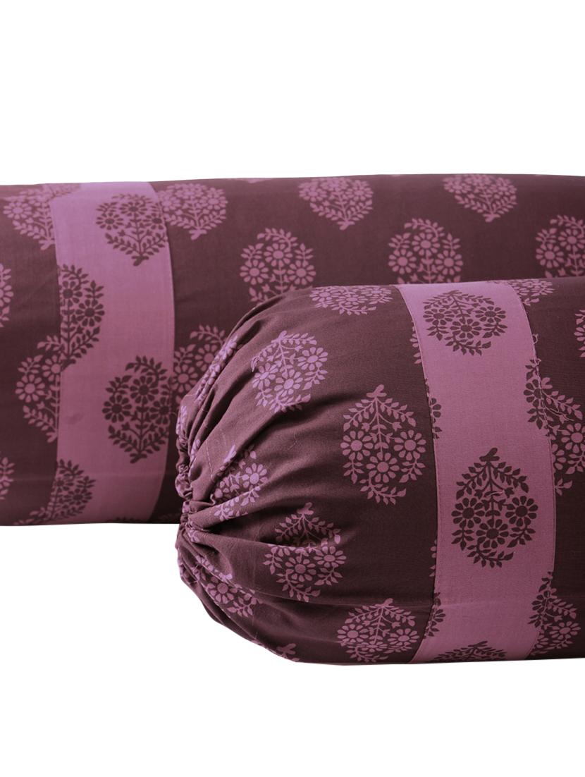 floral print bolster cover set of 2 - 14978632 - Zoom Image - 3