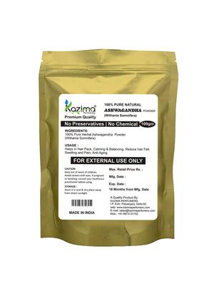 kazima premium quality ashwagandha powder 100g - 14979015 - Standard Image - 2