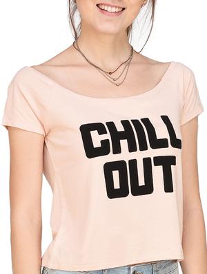 orange printed viscose top - 14979616 - Standard Image - 2