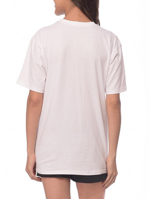 white printed cotton tee - 14981456 - Zoom Image - 3